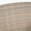 Tobs Outdoor Grey Synthetic Rattan Stacking Bench