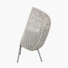 St Kitts Stone Grey Outdoor Single Nest Chair