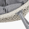 St Kitts Stone Grey Outdoor Single Nest Chair