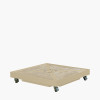 Ceramica Sandstone 40KG Wheeled Parasol Base