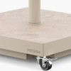 Ceramica Sandstone 40KG Wheeled Parasol Base