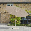 Riva 3m Round Sandstone / Champagne Parasol
