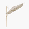 Voyager T1 3m x 2m Rectangular Sandstone / Champagne Free Arm Parasol