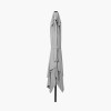 Challenger T2 3.5 x 2.6m Rectangular Luna Grey Free Arm Parasol