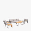 Stockholm Anthracite Outdoor Seating Set