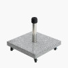 Salerno Hammered Grey Granite 40KG Wheeled Parasol Base