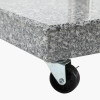 Salerno Hammered Grey Granite 40KG Wheeled Parasol Base
