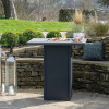 Cosiloft 100 Black and Grey Fire Pit Bar Table