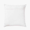 Indoor Outdoor Sage and White Braid Design Square Scatter Cushion