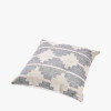 Indoor Outdoor Grey and White Moroccan Design Scatter Cushion