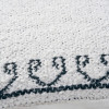 Indoor Outdoor White and Black Greek Key Design Scatter Cushion