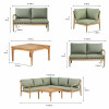 Malta Outdoor Corner Seating Set