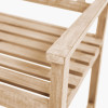 Cambridge Light Teak Outdoor 3 Seater Acacia Wood Bench