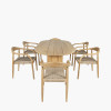 Javi Teak Outdoor Dining Set