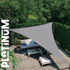 4m Triangle Waterproof Shade Sail Grey