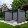 Abierto Full Electric 3m x 4m inc LED complete with 2 x 3m and 1 x 4m Electric Blinds, Delivery and Installation