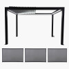 Abierto & 2 x 4m and 1 x 3m Electric Blinds
