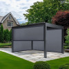 Abierto Full Electric 3m x 4m inc LED complete with 2 x 4m and 1 x 3m Electric Blinds, Delivery and Installation