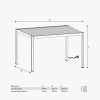Abierto Full Electric 3m x 4m inc LED, Delivery and Installation