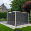 Pavillo Teak 3.5m x 3.5m Pergola, Pavillo Louvre Front/Back Panel Long, Pavillo Louvre Side Panel Short, Pavillo LED plus Delivery and Installation