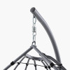 Lyon Anthracite Outdoor Single Hanging Chair