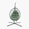 Lyon Moss Green Outdoor Single Hanging Chair