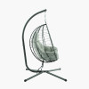 Lyon Moss Green Outdoor Single Hanging Chair