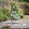 Lyon Moss Green Outdoor Single Hanging Chair
