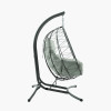 Lyon Moss Green Outdoor Double Hanging Chair