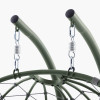 Lyon Moss Green Outdoor Double Hanging Chair