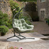 Lyon Moss Green Outdoor Double Hanging Chair