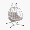 Lyon Putty Outdoor Double Hanging Chair