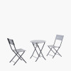 Rennes Anthracite Outdoor Bistro Set