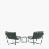 Clermont Moss Green Outdoor Lounging Set
