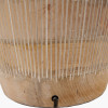 Taika White Wash Textured Wood Table Lamp