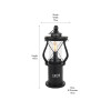 Gibson Black Wood Lantern Table Lamp