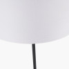 Elin Matt Black & Ivory Table Lamp