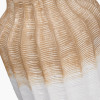 Amalia Natural Ombre Textured Stoneware Table Lamp Base with Adelaide 30cm Ivory Tapered Cotton Mix Lampshade