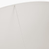 Vulcan Textured Volcanic Effect Grey Small Stoneware Table Lamp Base with Winston 30cm White Handloom Tapered Lampshade