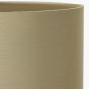 Vulcan Textured Volcanic Effect Grey Small Stoneware Table Lamp Base with Harry 30cm Taupe Cotton Mix Cylinder Lampshade