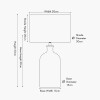 Bellamy Clear Bubble Glass Table Lamp