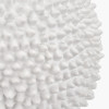 Wrenley Cream Ceramic Sea Urchin Table Lamp Base with Henry 35cm Grey Handloom Cylinder Lampshade
