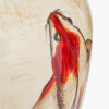 Emerayn Koi Natural Ceramic Table Lamp Base with Winston 40cm Taupe Handloom Tapered Lampshade