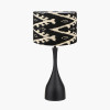 Llora Table Base & Lars 35cm Black shade