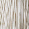 Piero Antique Bronze Metal Candlestick Table Lamp Base with Thiago 35cm Natural Stripe Mushroom Pleat Tapered Lampshade