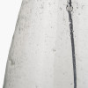 Elysia Bubble Glass and Silver Metal Table Lamp Base with Lino 40cm Grey Self Lined Linen Cylinder Lampshade