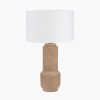 Gaiana Concrete Brown Stoneware Table Lamp Base