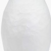 Eirene White Textured Stoneware Table Lamp Base with Lars 40cm Black Ikat Patterned Cylinder Lampshade