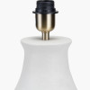 Eirene White Textured Stoneware Table Lamp Base