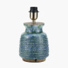 Theano Dot Design Blue Glaze Table Lamp Base